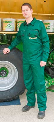 Overall Krone grün Herren