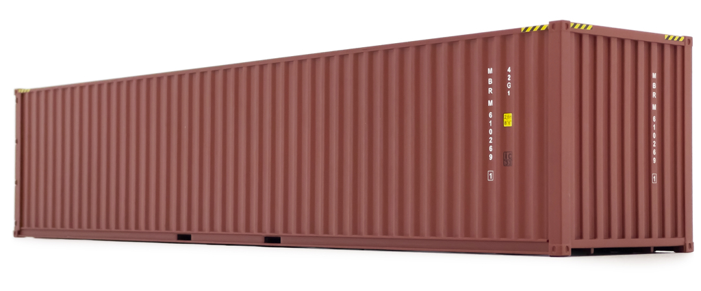 Seefracht Container 40t braun-1