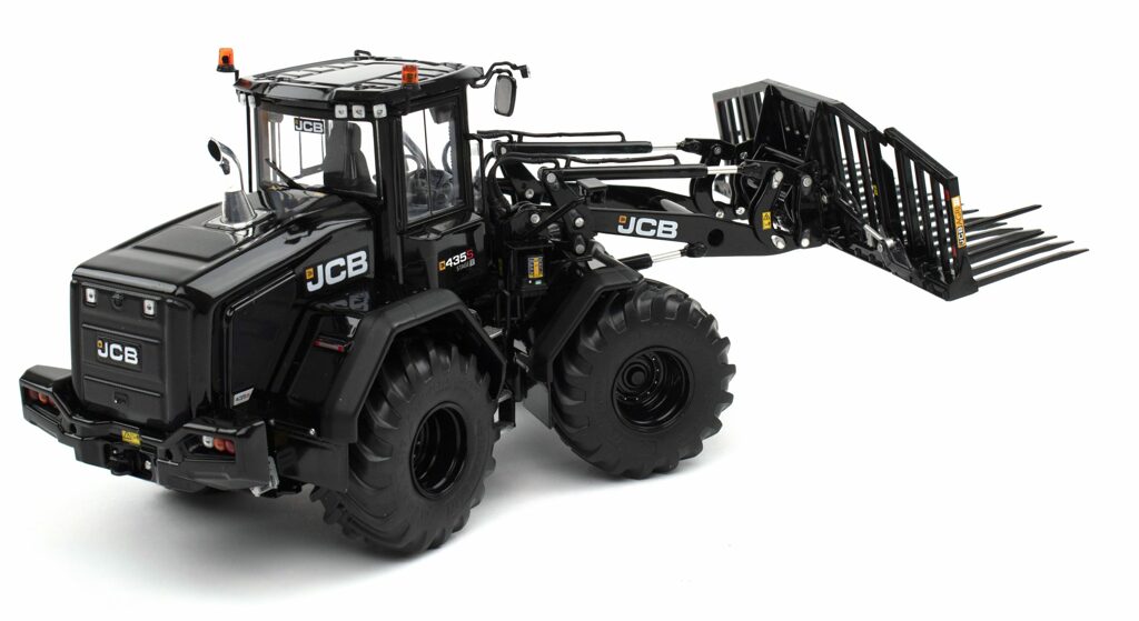 JCB 435S Stage V mit Silagegabel Lim. Black Edt. Modell von AT Collections 1:32