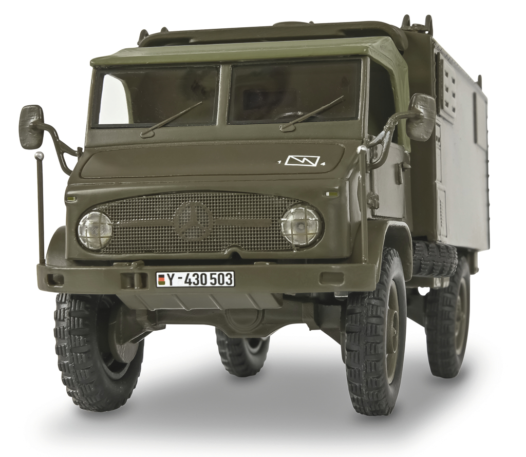 Unimog 404 S Koffer Bundeswehr Modell von Schuco 1:35