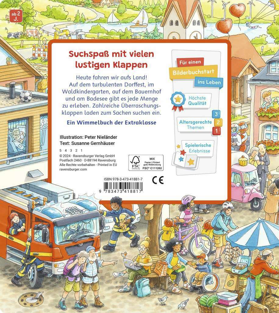 Mein Sachen suchen Wimmelbuch: Auf dem Land