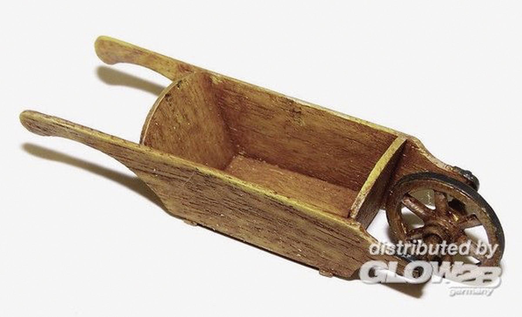 Schubkarre Holz Modell von Plus Model 1:35