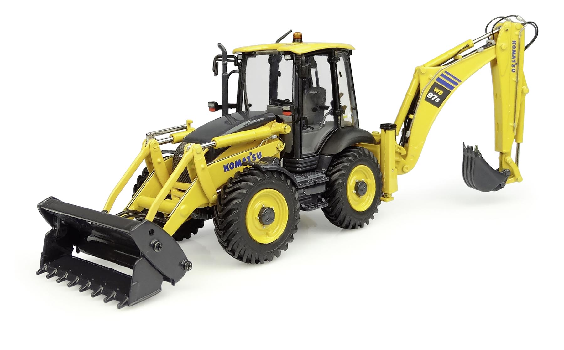 Komatsu WB97S-8 Modell von Universal Hobbies 1:50
