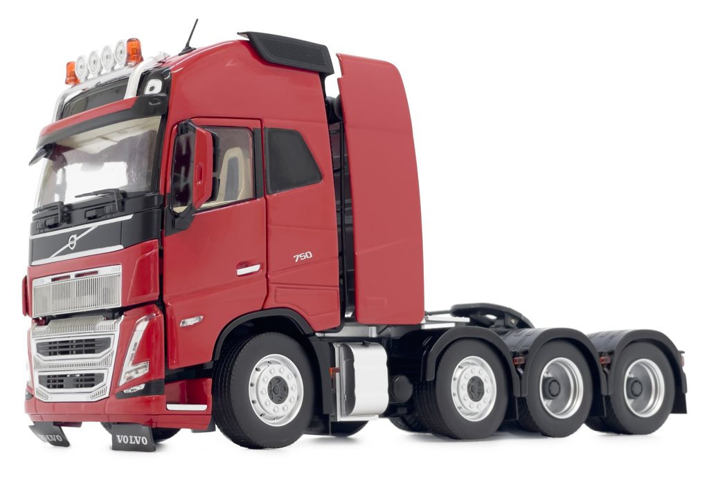 Volvo FH5 8x4 rot Modell von MarGe Models 1:32