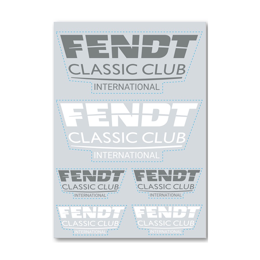 Autoaufkleberset: Fendt Classic Club International