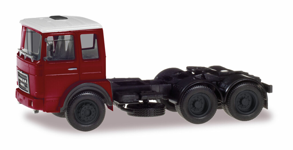 Roman Diesel 3-achs Zugmaschine weinrot-1