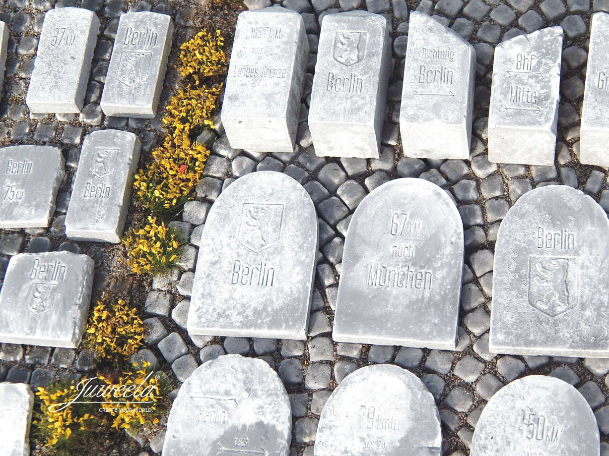 Kilometersteine Berlin Modell von Juweela 1:32