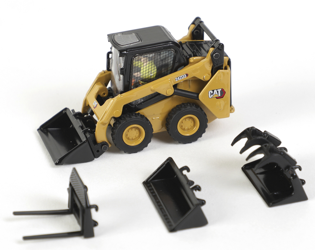 CAT 242D3 Kompaktlader mit Anbaugeräten-1