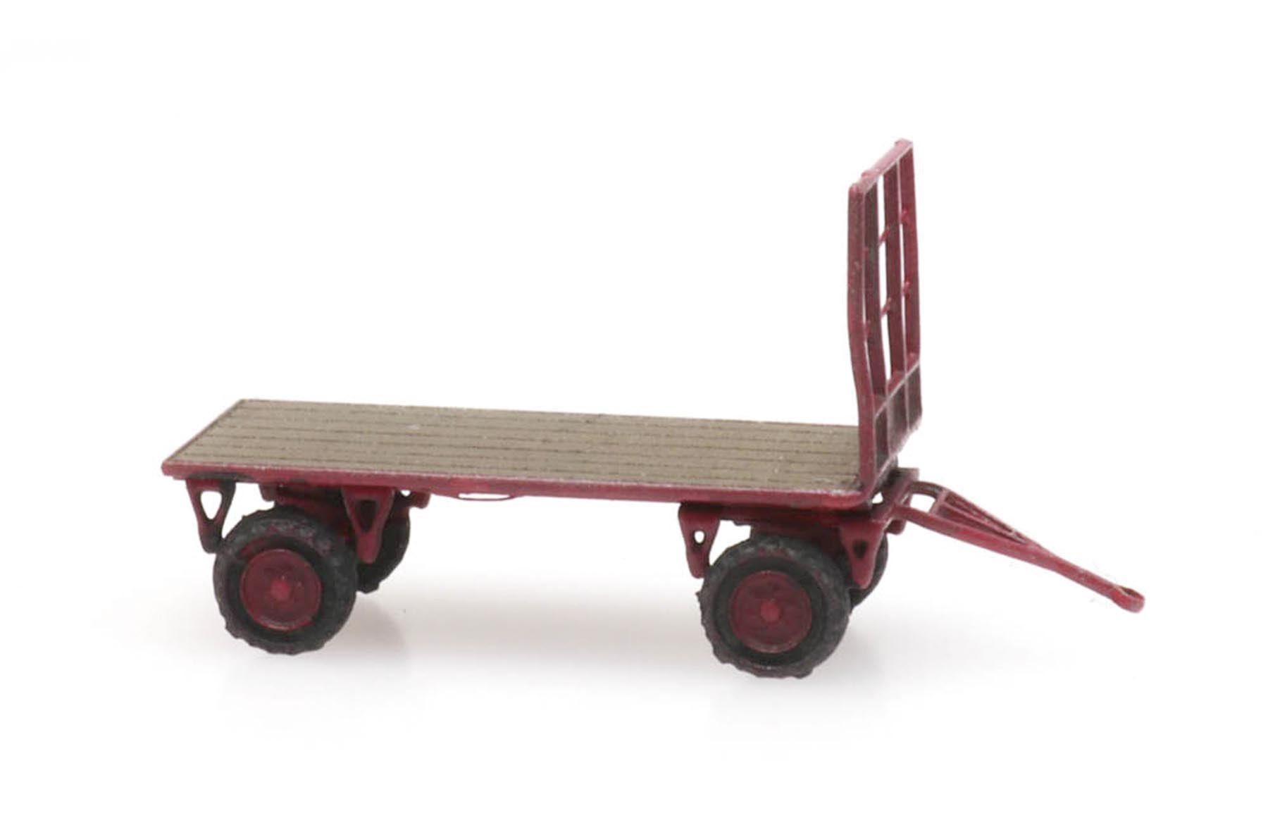 Plattformanhänger für Traktoren Modell von Artitec 1:87