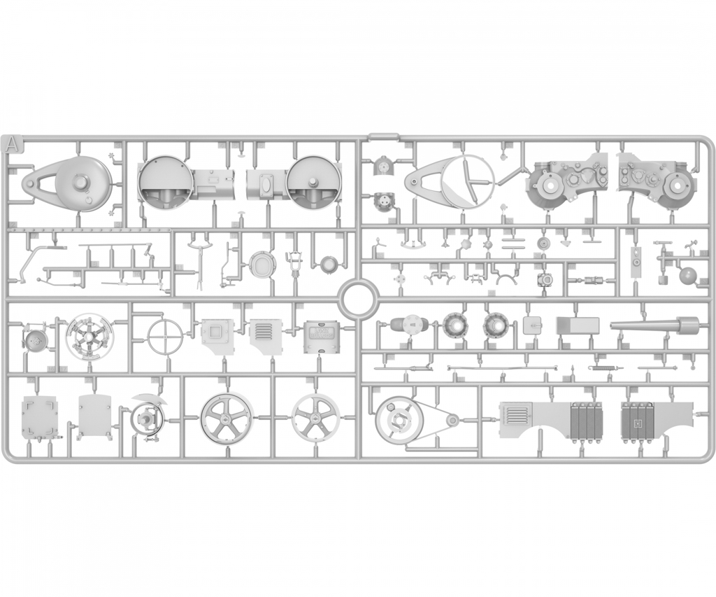Lanz Industrietraktor D8511 Bausatz Modell von MiniArt 1:24