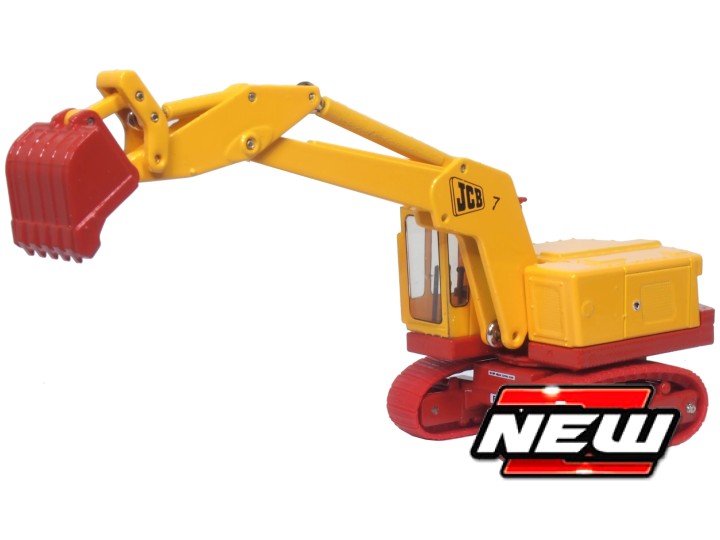 JCB 7 Kettenbagger Modell von Oxford 1:76
