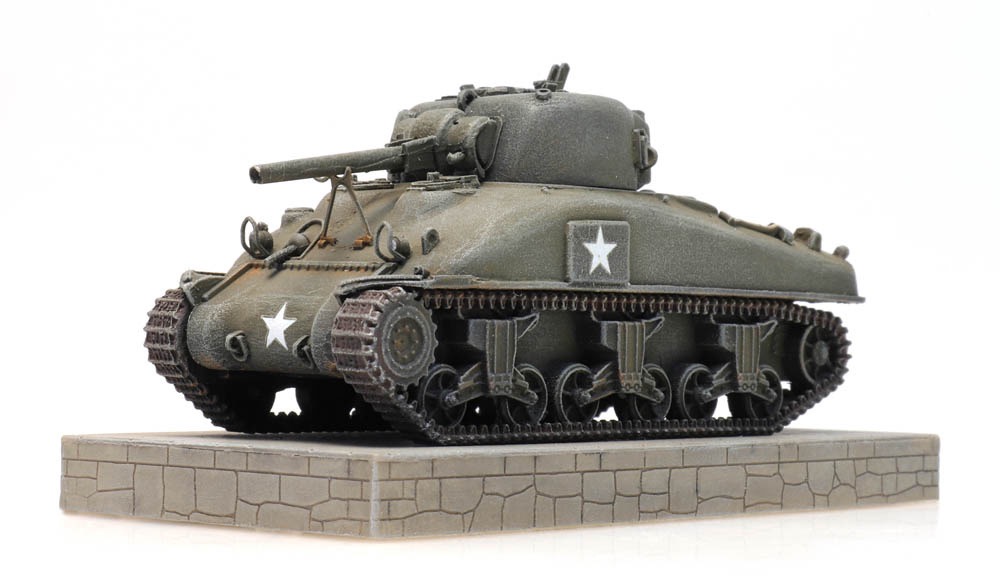 Sherman M4A1 Denkmal Modell von Artitec 1:87