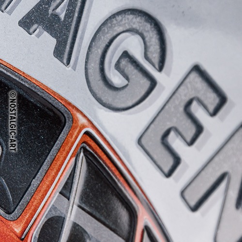 VW Golf GTI 1976 Blechschild 30 x 40 cm   Modell von Nostalgic-Art 