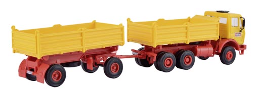 MB Kipper mit Hänger, Edition Emil Bölling - Bausatz Modell von kibri 1:87