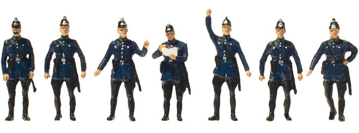 Preußische Polizei um 1930 Modell von Preiser 1:87
