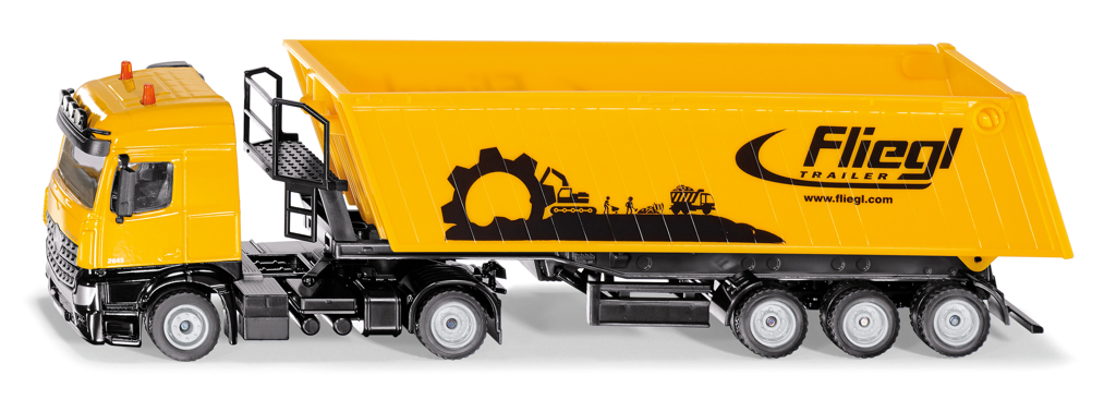 LKW Mercedes Benz mit Fliegl Muldenkipper -1