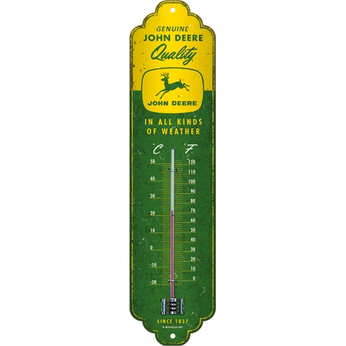 Thermometer John Deere grüngelb-1
