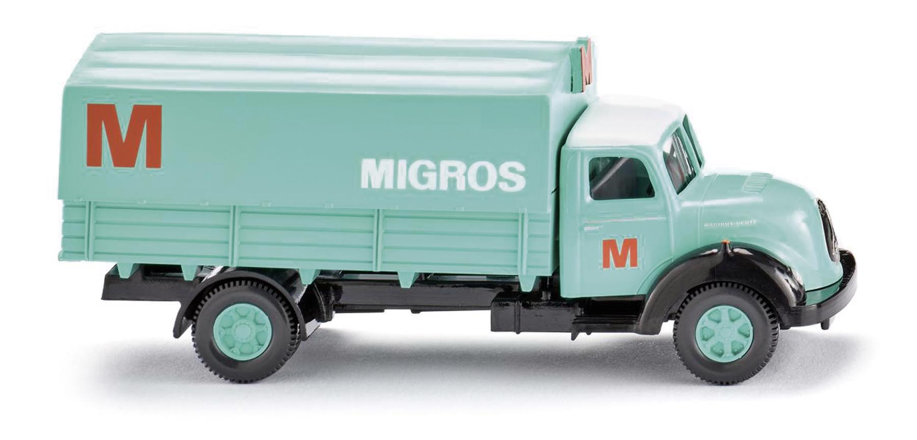 Magirus Sirius Pritschen-Lkw Modell von WIKING 1:87