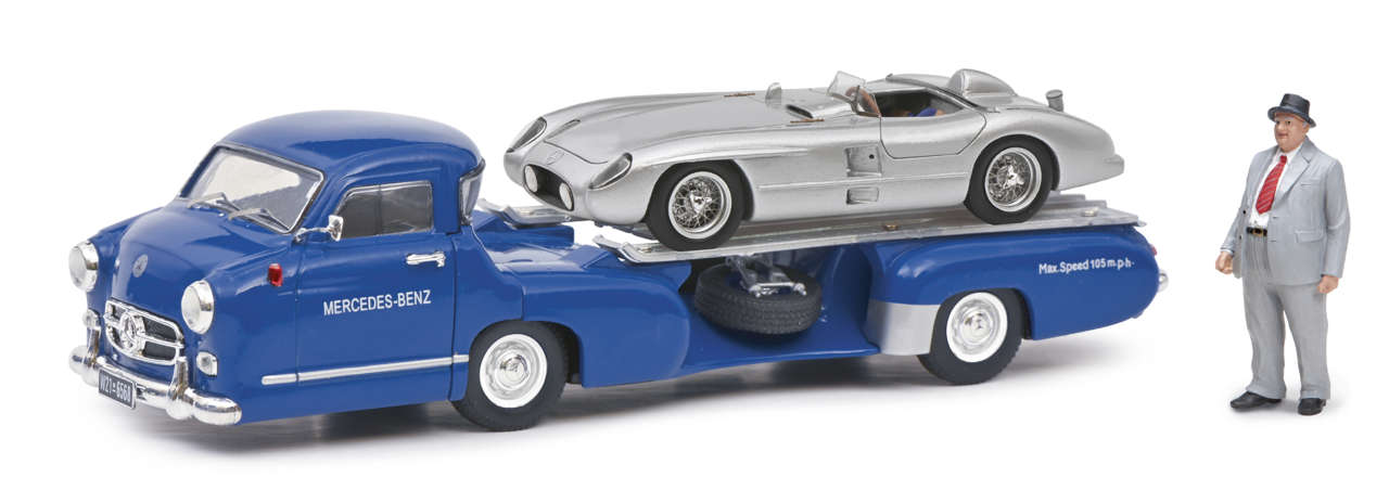 MB L319 Blaues Wunder Rennwagen Schnelltransporter-1