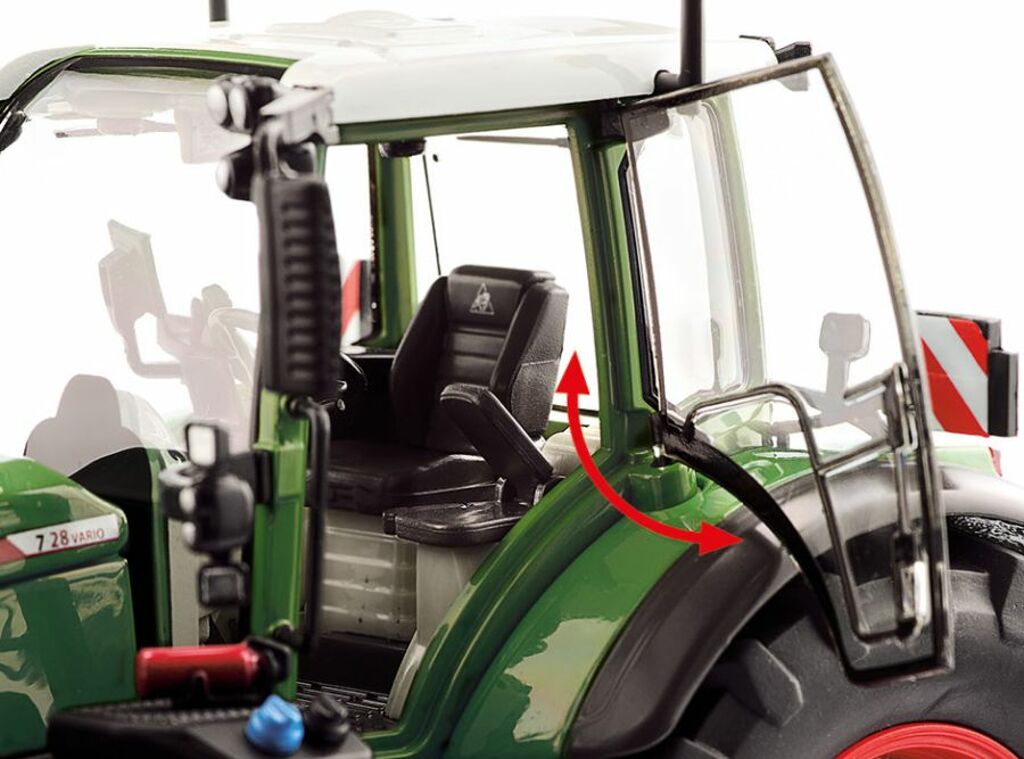 Fendt 724 Vario Gen.7 mit Frontlader Modell von WIKING 1:32