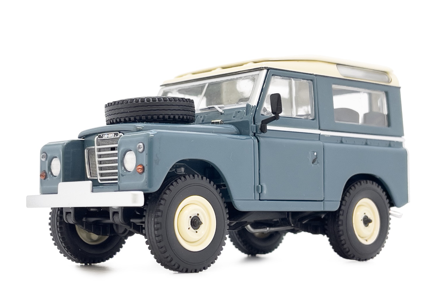 Land Rover Serie III 88 Safaridach marineblau Modell von MarGe Models 1:32