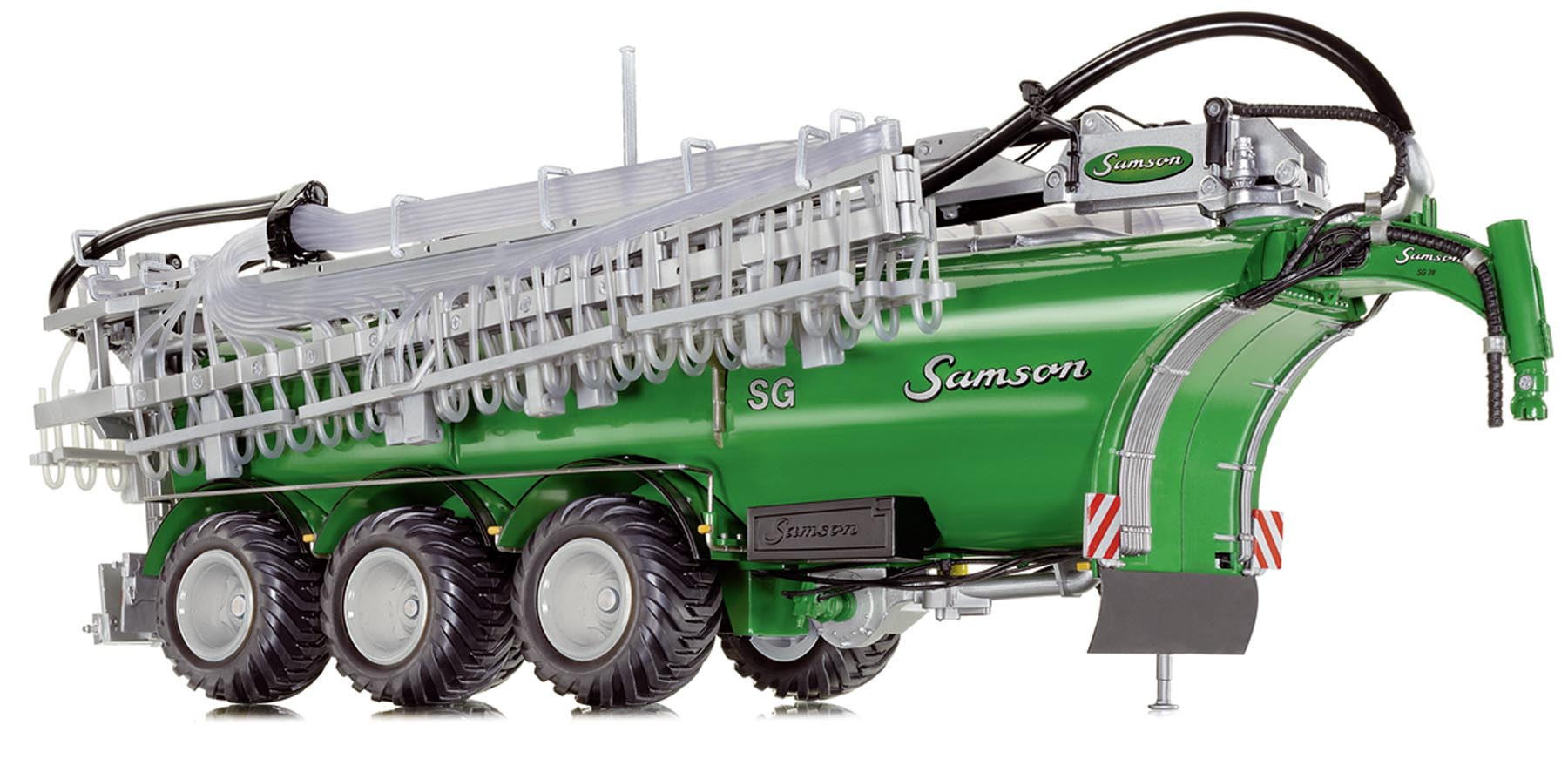 Gülletankauflieger Samson SG 28 Schwanenhals zum Claas Xerion 5000 Modell von WIKING 1:32