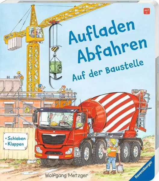 Aufladen Abfahren Auf der Baustelle