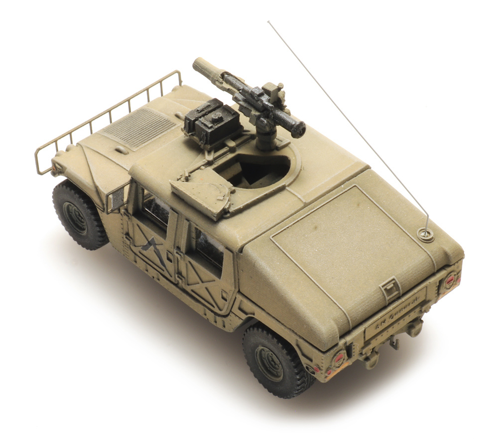 US Humvee Desert Armored TOW Modell von Artitec 1:87
