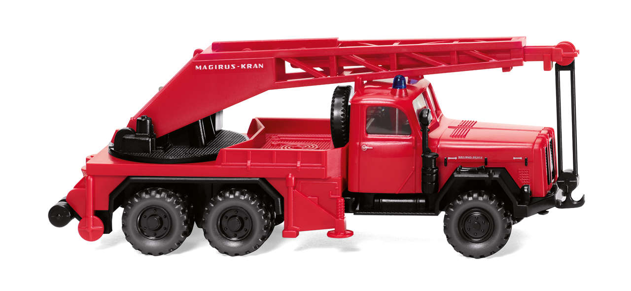 Magirus Uranus Feuerwehr - Kranwagen KW 15 Modell von WIKING 1:87