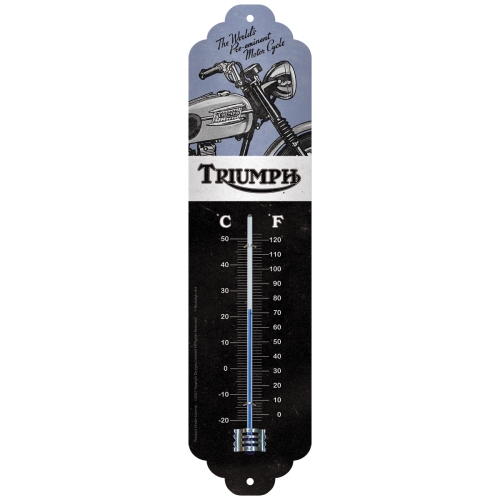 Thermometer Triumph Motorcycle blue-1
