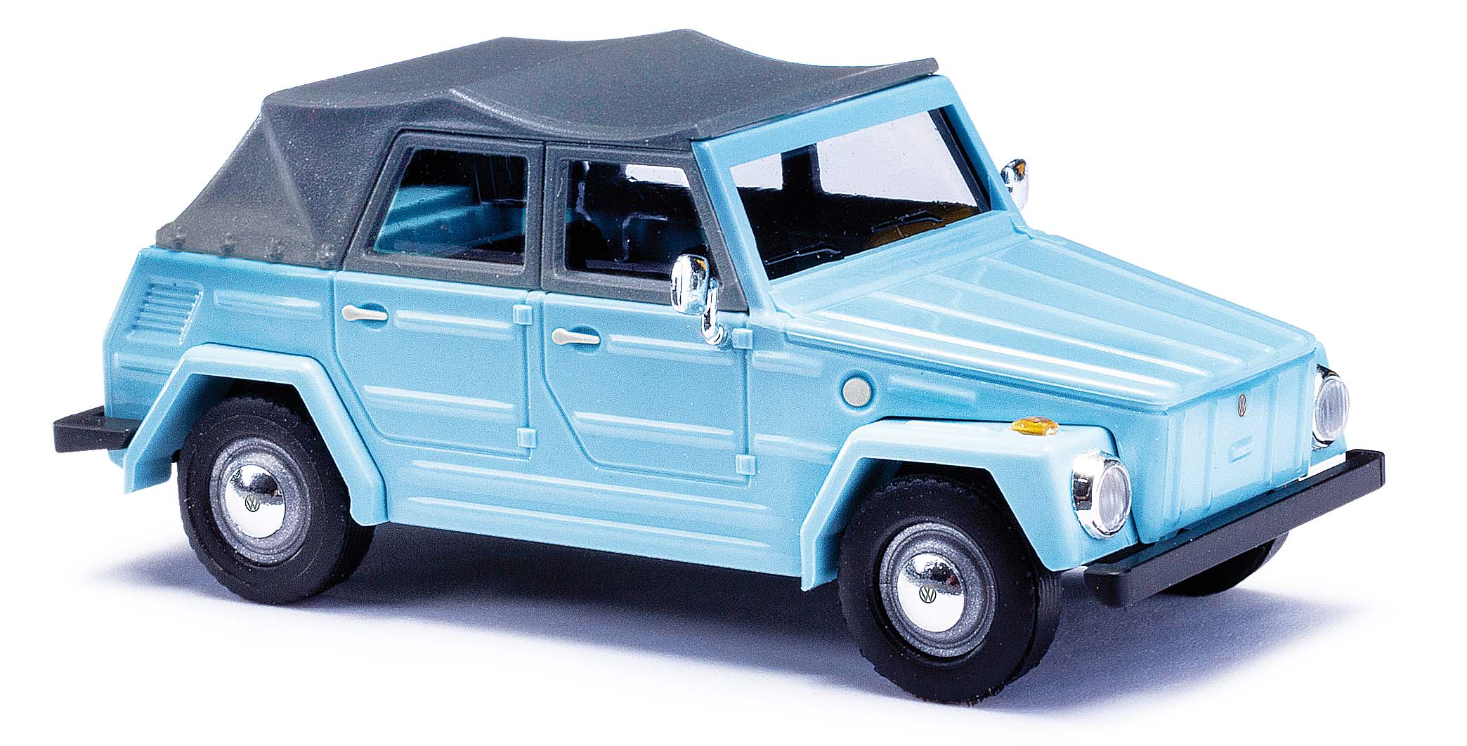 VW 181 Kurierwagen Blau Bj. 1970 Modell von Busch 1:87