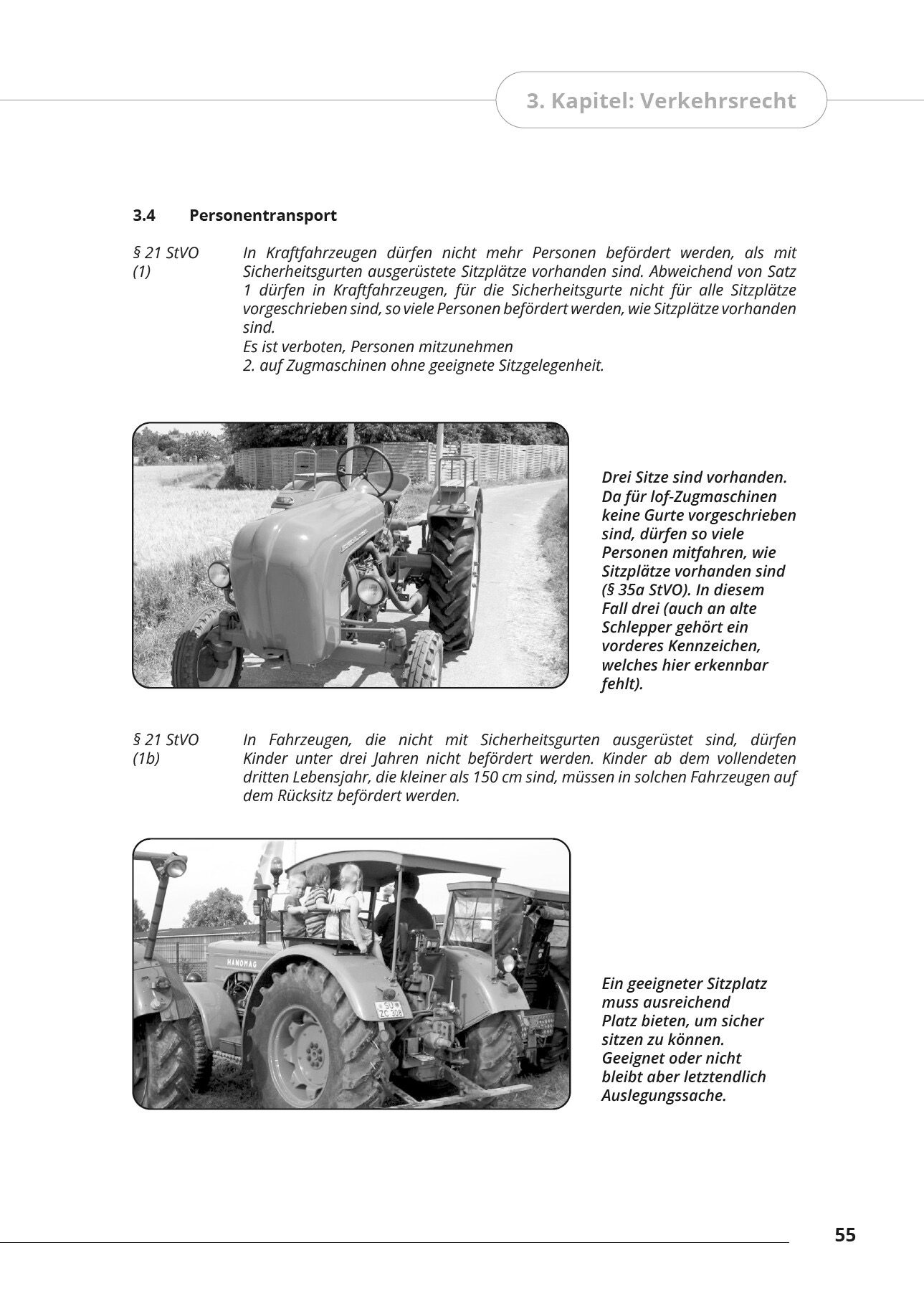 Alles was Recht ist - mit dem Trecker im Strassenverkehr