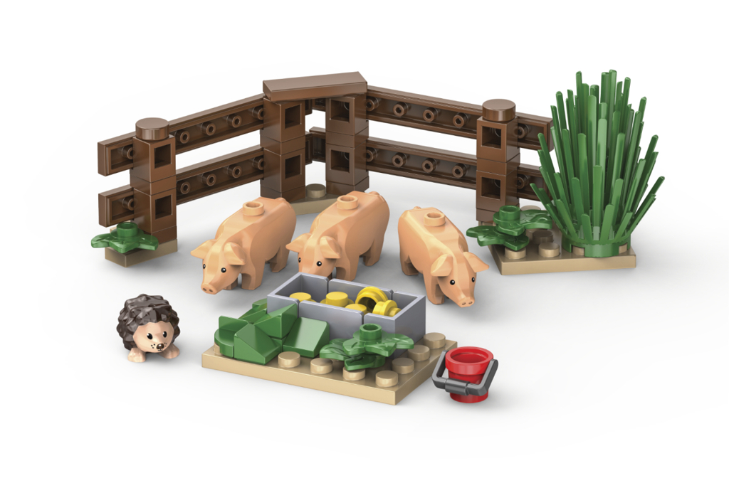 Kiddicraft Schweine im Freiland