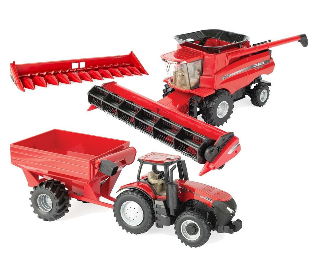 Case IH Ernte-Set AFS 8230, Magnum 380 und Getriedewagen-1