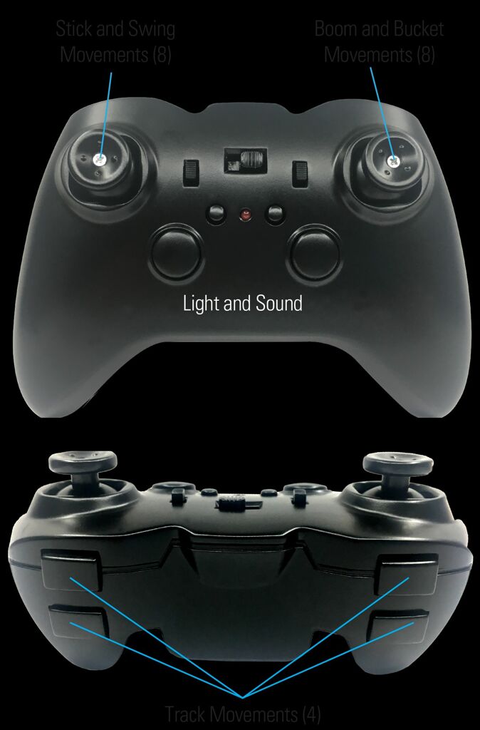 RC CAT 330D L Hydraulik Bagger Modell von DieCast Masters 1:20