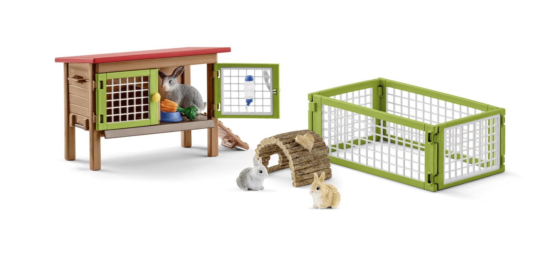 Kaninchenstall Modell von Schleich