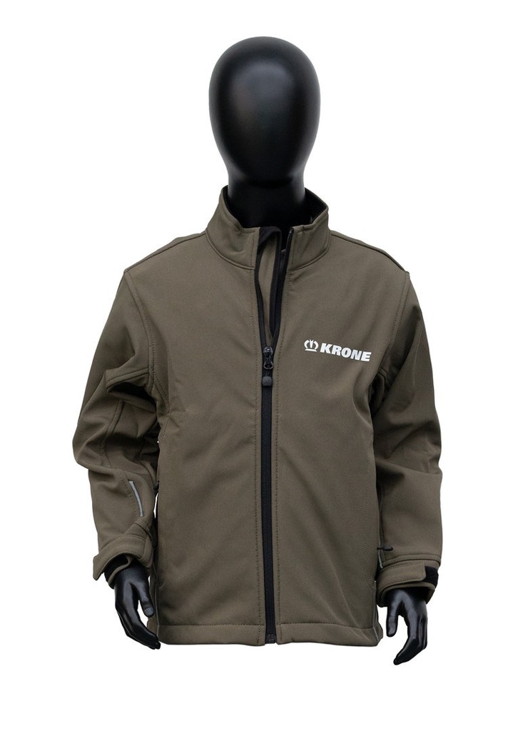 Krone Softshelljacke Kids olivgrün-1