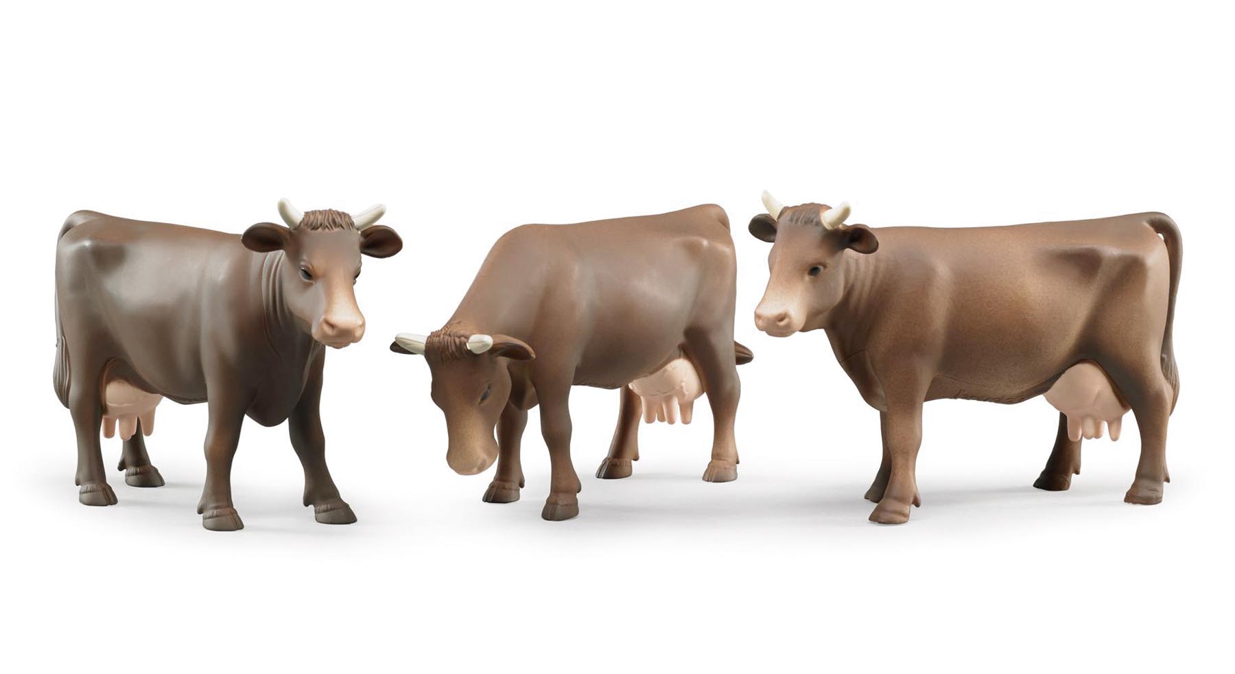 1 Kuh braun (sortiert) Modell von Bruder 1:16