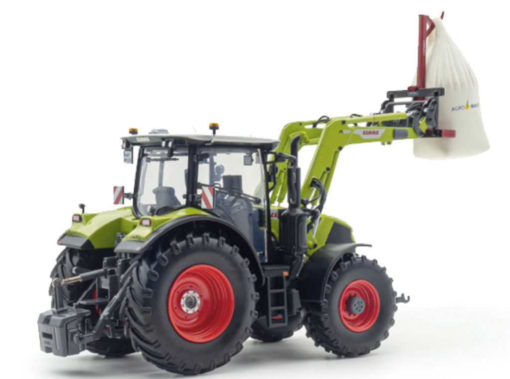 Claas Arion 550 mit Frontlader und Agromais Bigbag Modell von Universal Hobbies 1:32