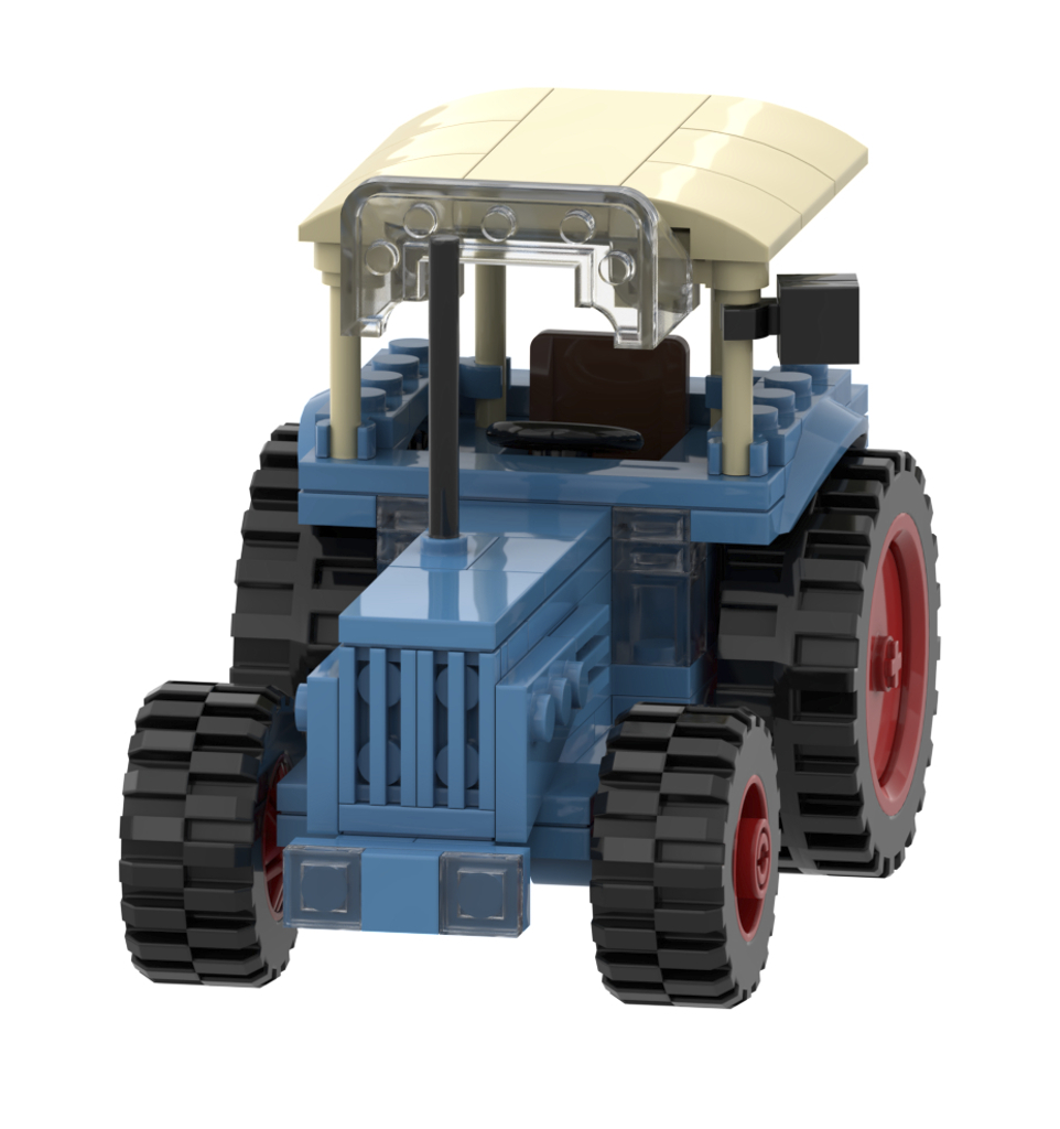 Hanomag Robust 901A Traktor Bausatz mit Klemmbausteinen 