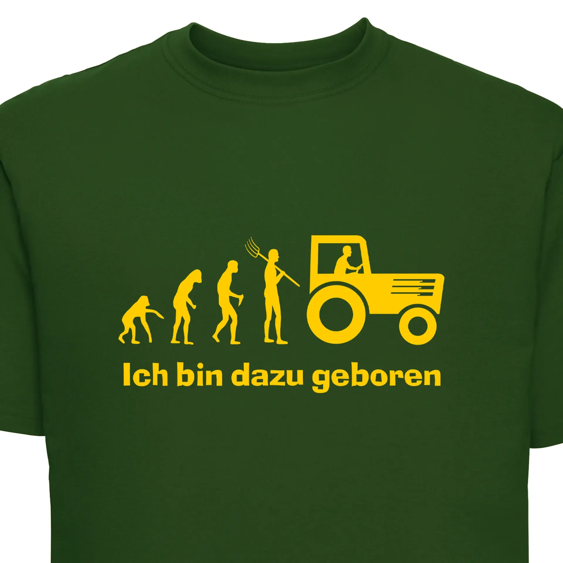 Kinder T-Shirt „Ich bin dazu geboren“ (grün)