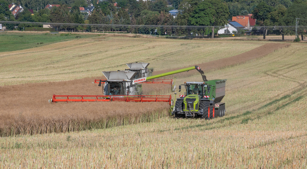 Poster 2 Claas Lexion 780 und Xerion 4200-1