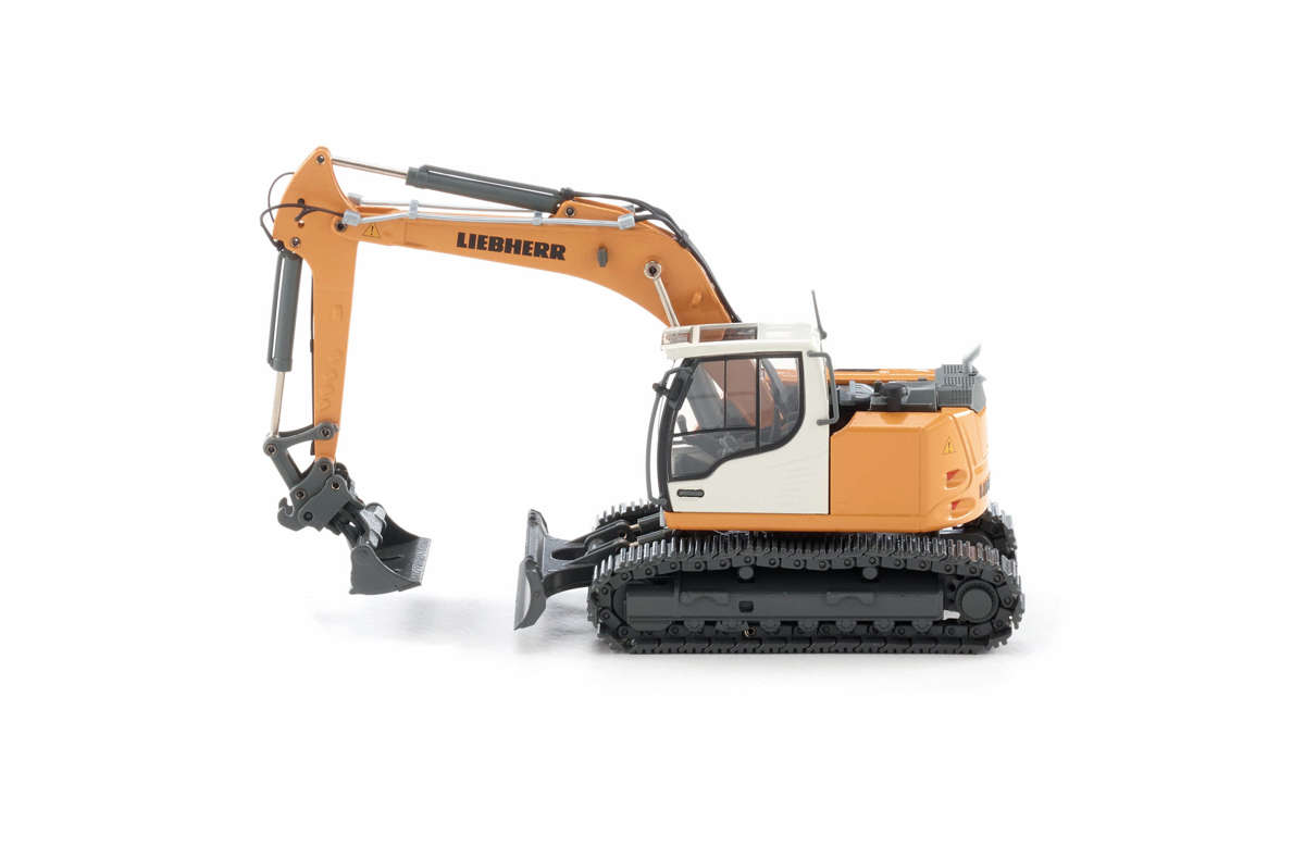 Liebherr R920 Compact Kettenbagger mit Monoblockausleger Modell von Conrad 1:50
