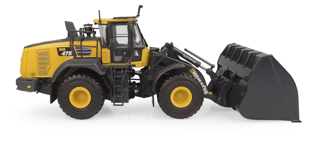 Komatsu WA475-10 mit hoher Kippschaufel Modell von Universal Hobbies 1:50