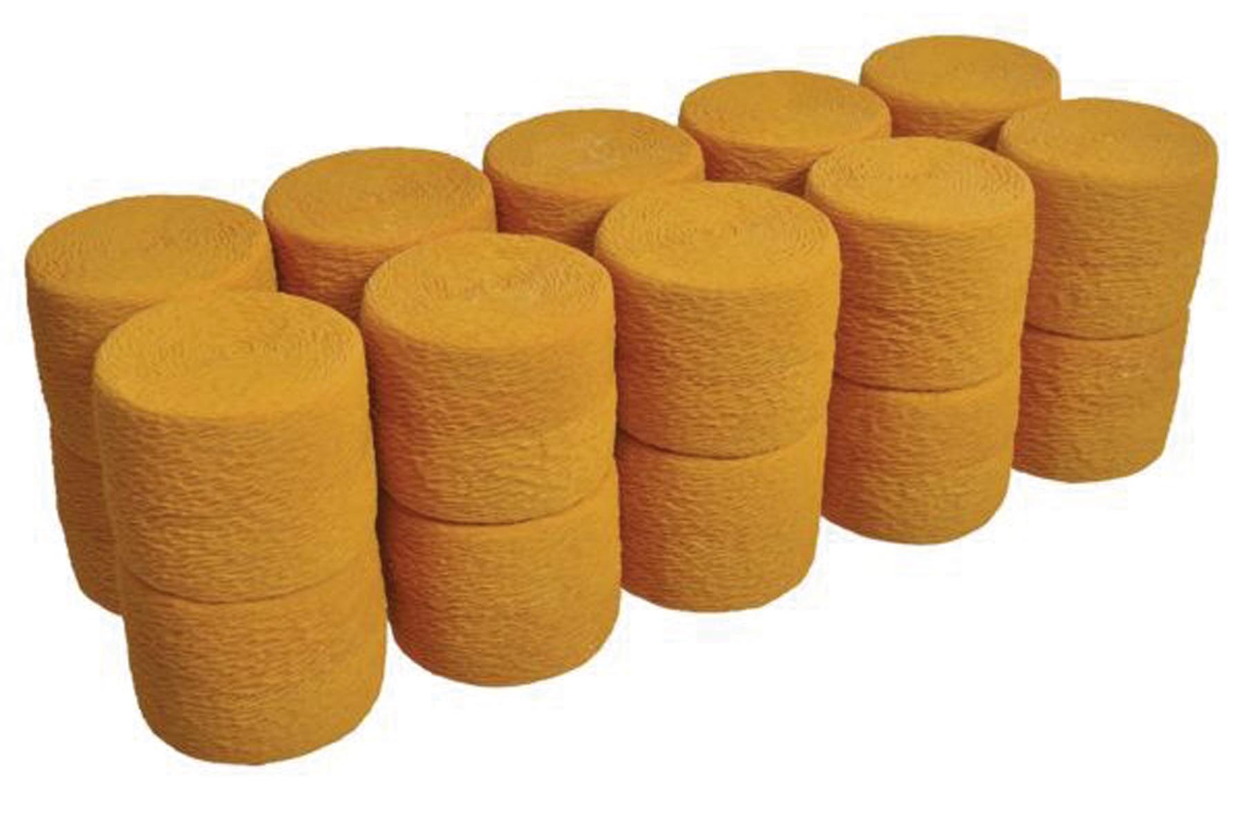 Rundballen 20 Rundballen Stroh Modell von Replicagri 1:32