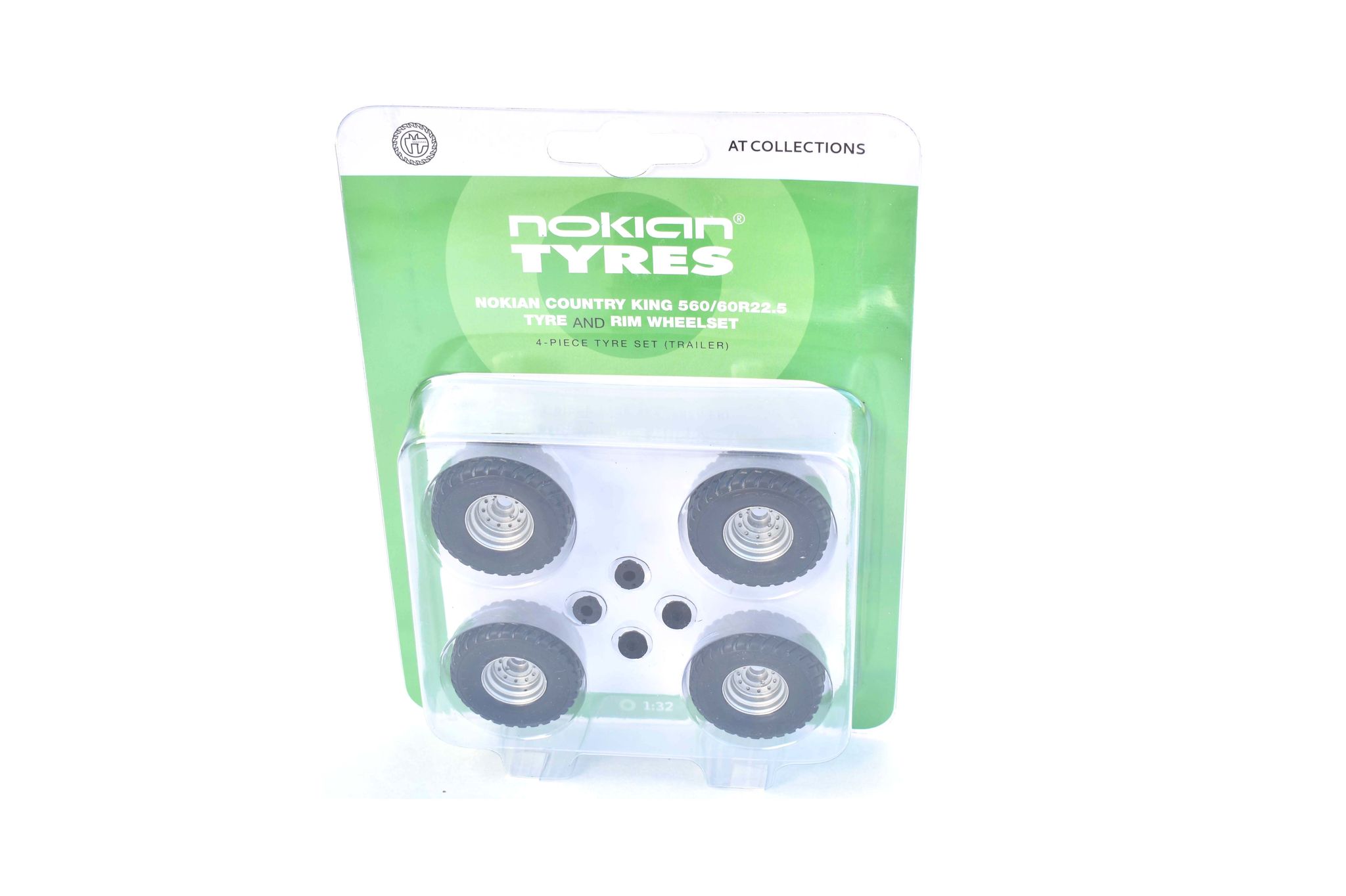 Nokian Country King 560/60R 22.5 Räderset Modell von AT Collections 1:32