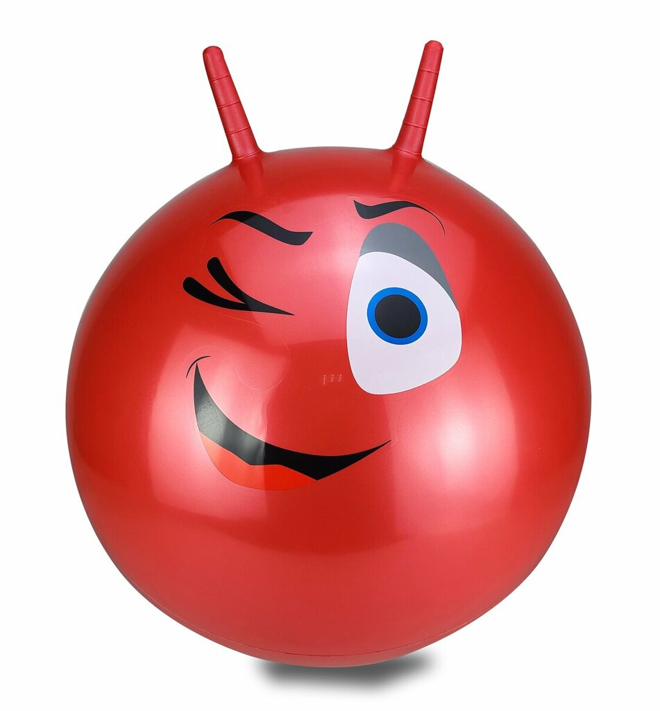 Hüpfball Eye mit Pumpe rot-1