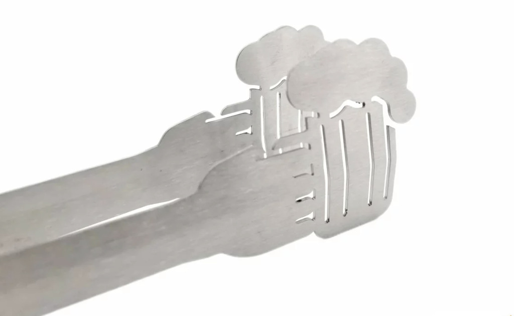 Grillzange Motiv Bierkrug