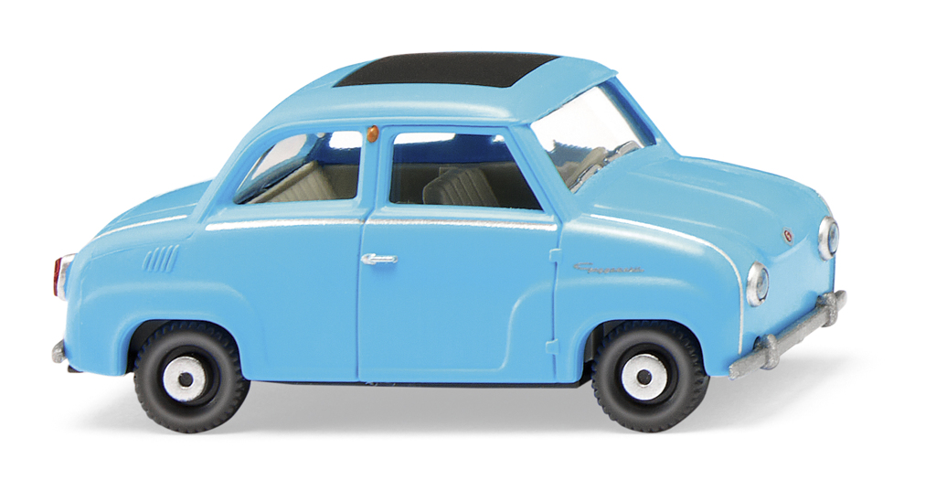 Glas Goggomobil eisblau-1