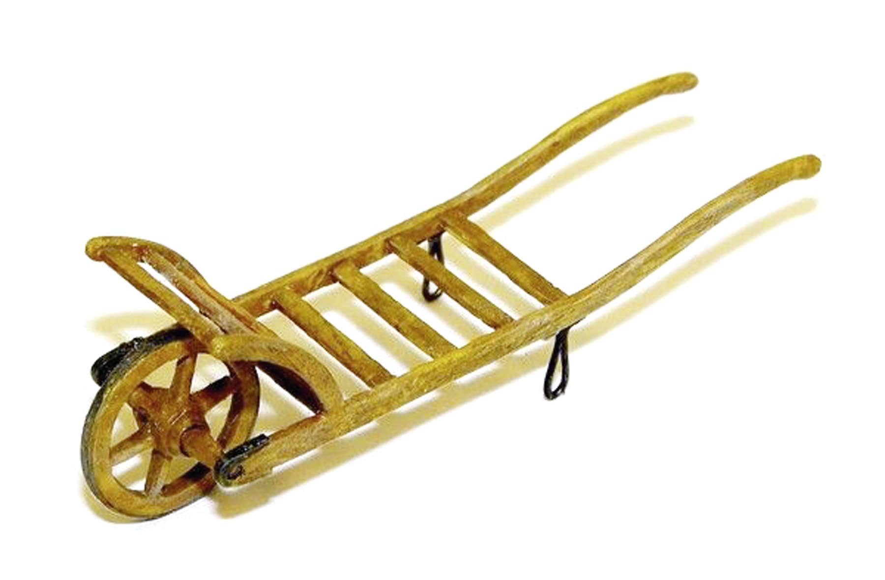 Schubkarre Holz (aus Resin) Modell von Plus Model 1:35